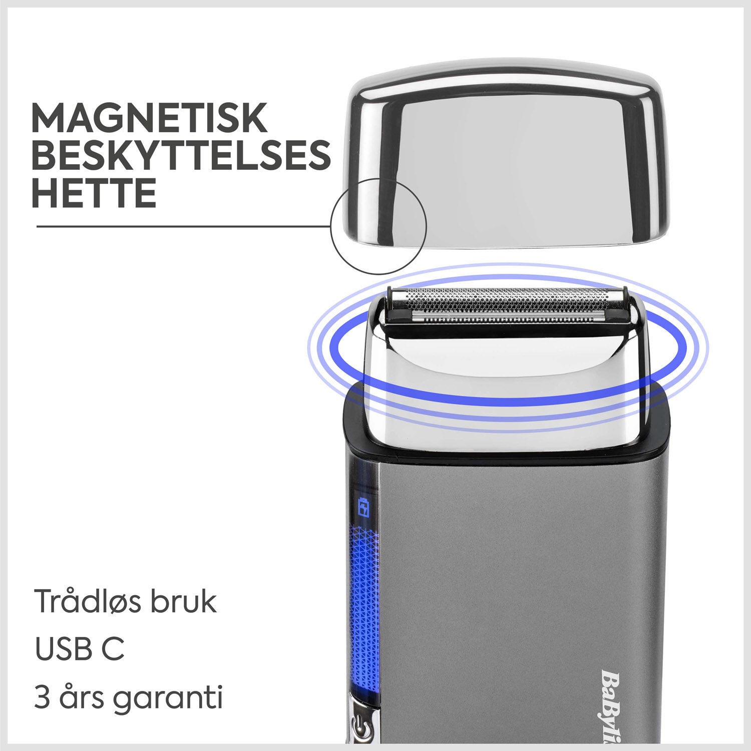 Super-X Metal Series Single Foil Shaver (Silver)